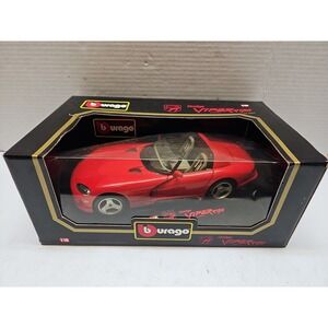 Dodge Viper 3025 RT/10 1992 Red Model - Burago 1/18 Scale die-cast‎  "New"